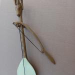 #160 Souvenir gusle with a goat (about 35 cm)