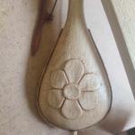 #161 Souvenir gusle with a horse (stand, inscription, approx. 30 cm)