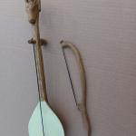 #160 Souvenir gusle with a goat (about 35 cm)