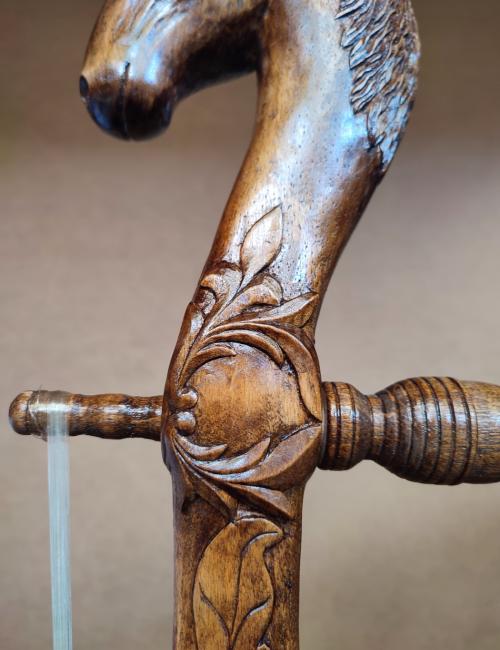 Free space for initials engraving (Gusle with eagle model #106)