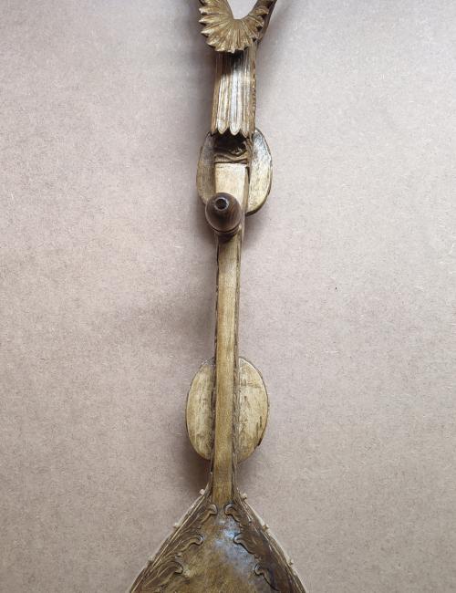 Free space for engraving inscription (Gusle with goat model #120)