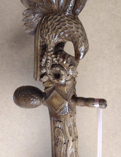 Free space for initials engraving (Gusle with eagle model #106)