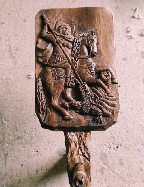 Icon of Saint George (Gusle model #107)