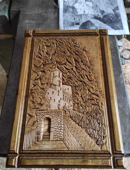 Woodcarving of Ostrog Monastery